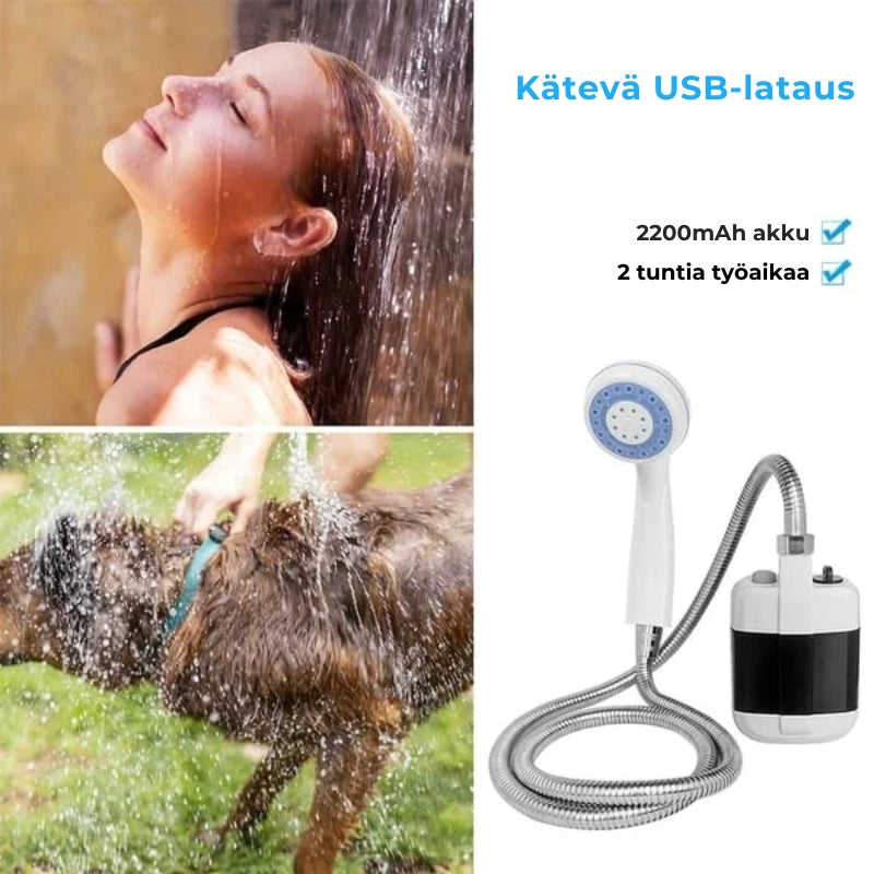 Kannettava retkisuihku