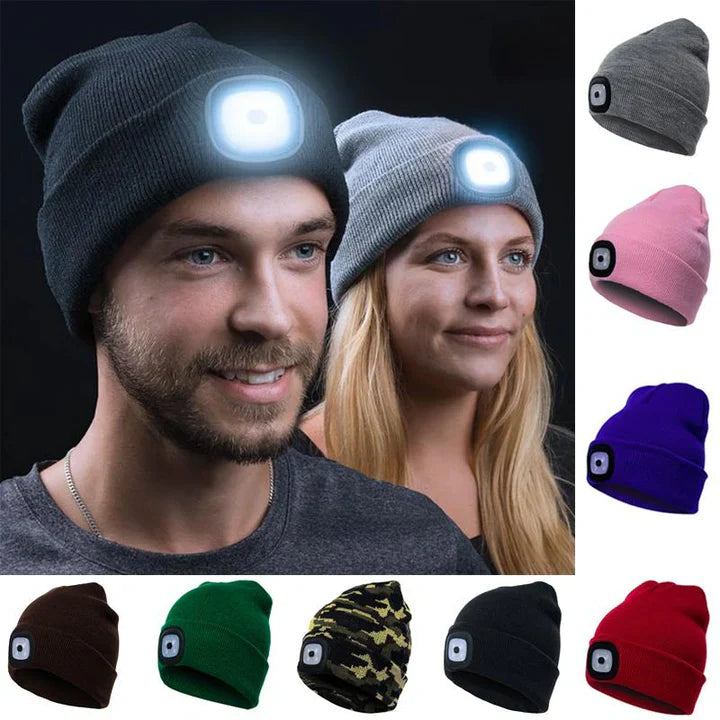 Unisex pipo LED-valolla
