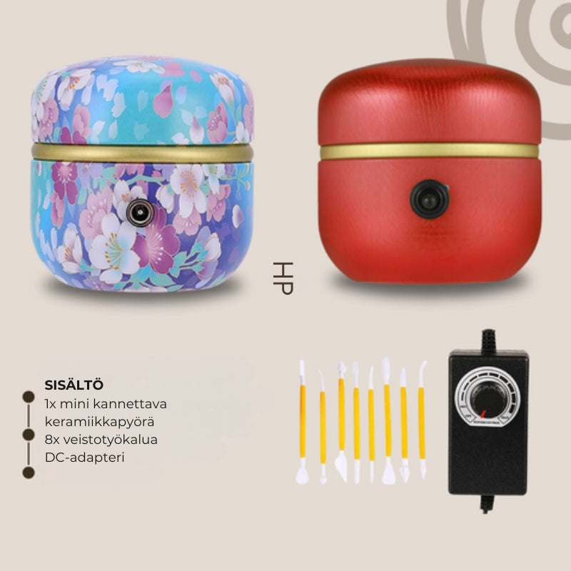 Poterio™ | Mini – Kannettava keramiikkapyörä