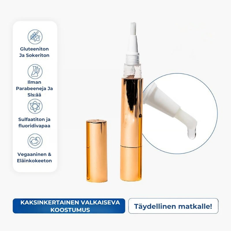 Hampaiden valkaisukynä - Poistaa tahrat ja valkaisee