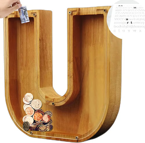 Puinen kirjainrahalipas lapsille