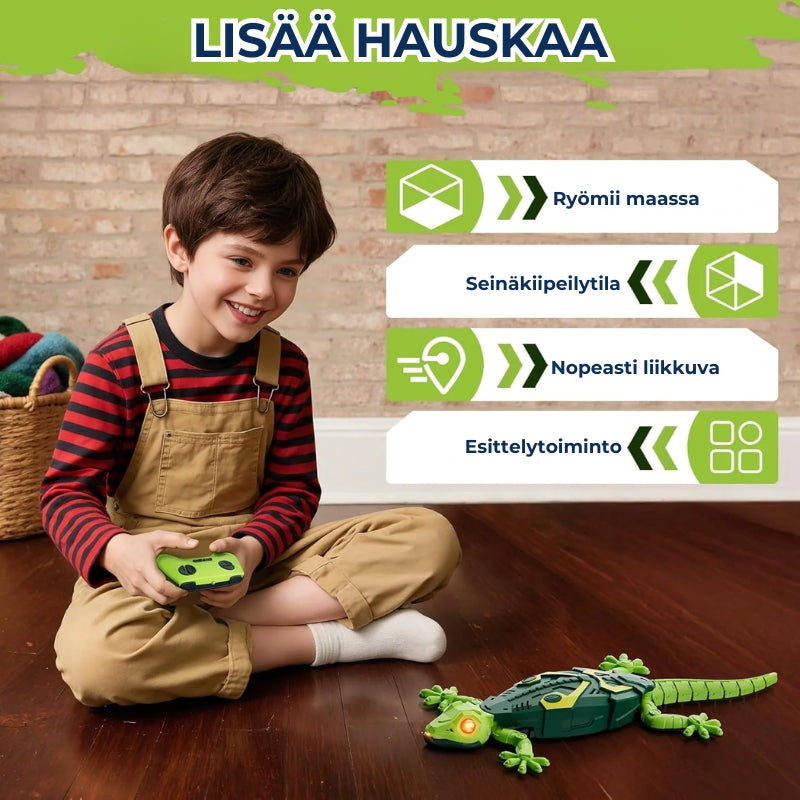 GeckGo!™ – Seinillä kiipeävä RC-lisko
