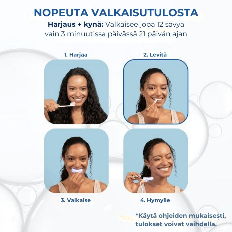Hampaiden valkaisukynä - Poistaa tahrat ja valkaisee