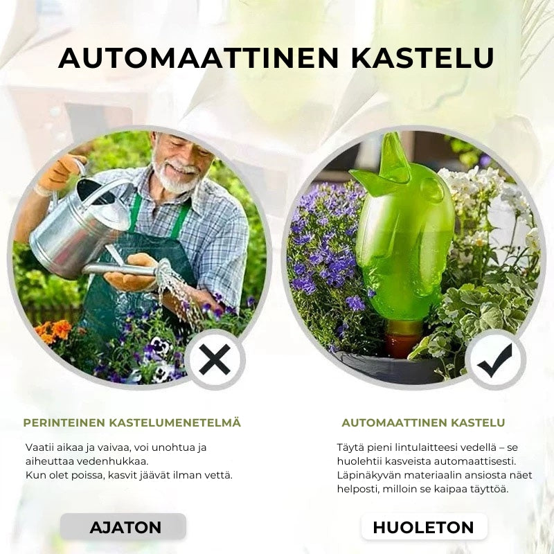 Lintu itsekastelujärjestelmä