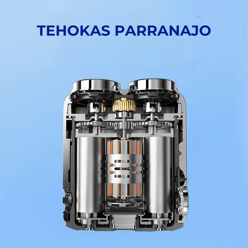 Kannettava kaksoisteräinen parranajokone