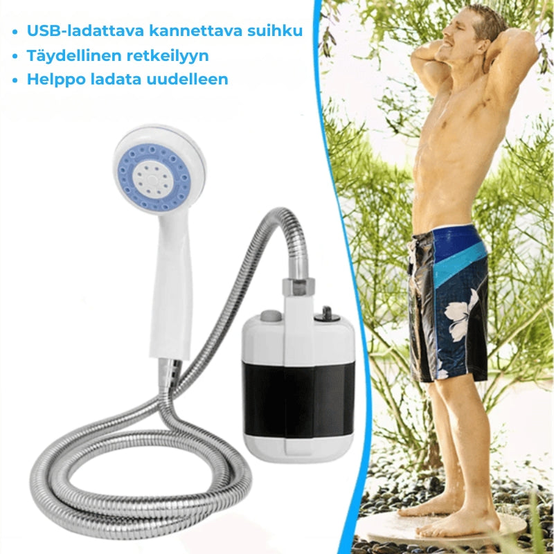Kannettava retkisuihku