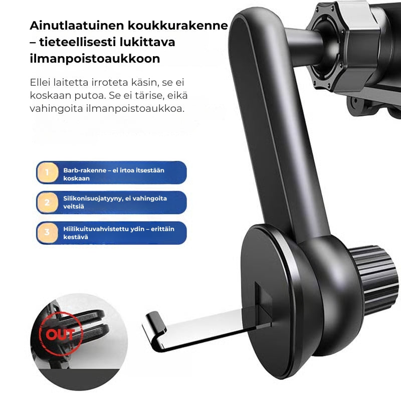 360° Kääntyvä puhelinteline autoon