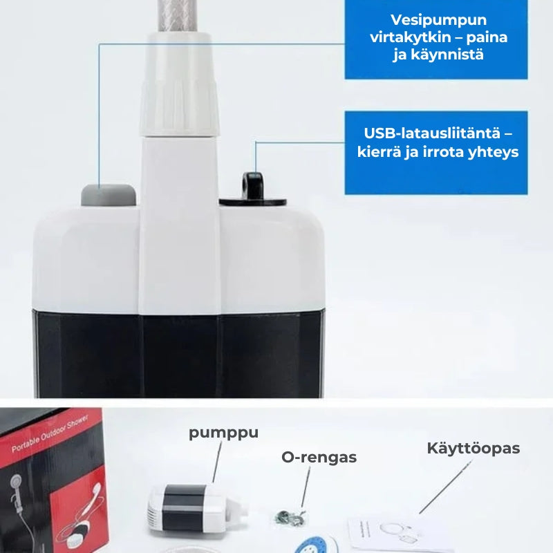 Kannettava retkisuihku