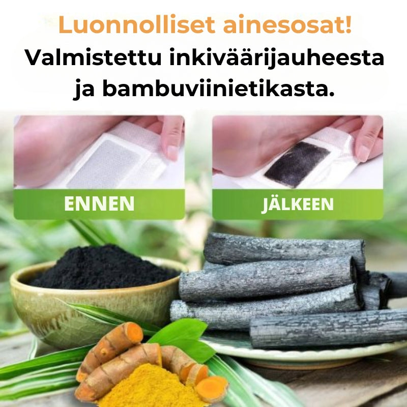 Detox-jalkalaastarit (20 kpl)