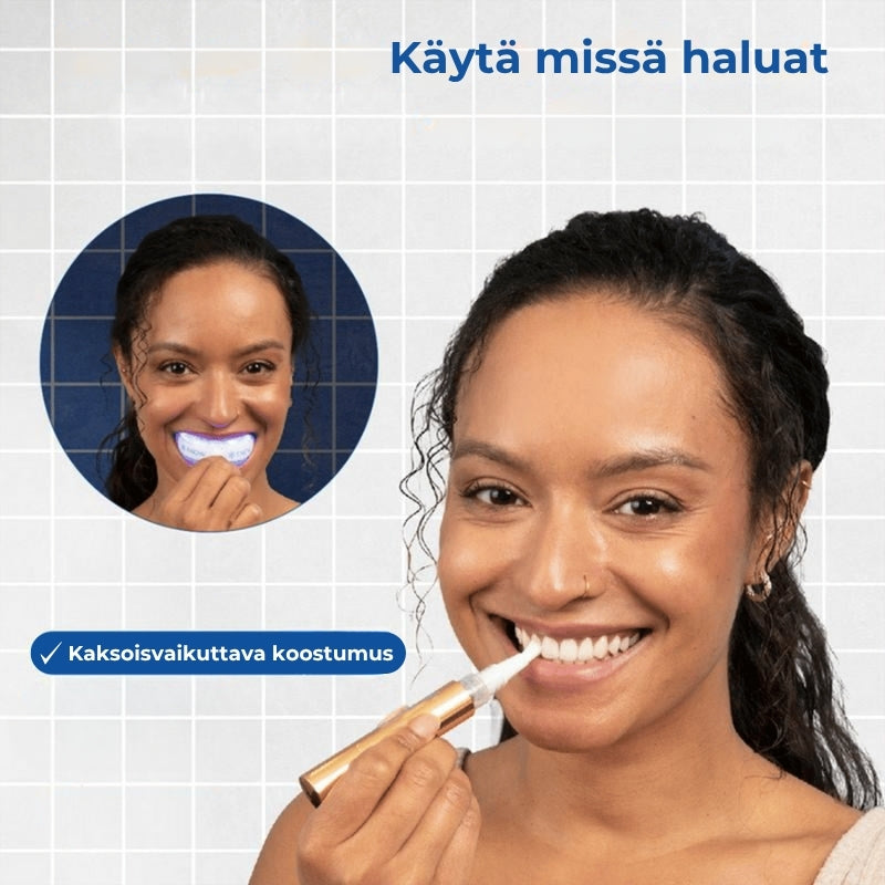 Hampaiden valkaisukynä - Poistaa tahrat ja valkaisee