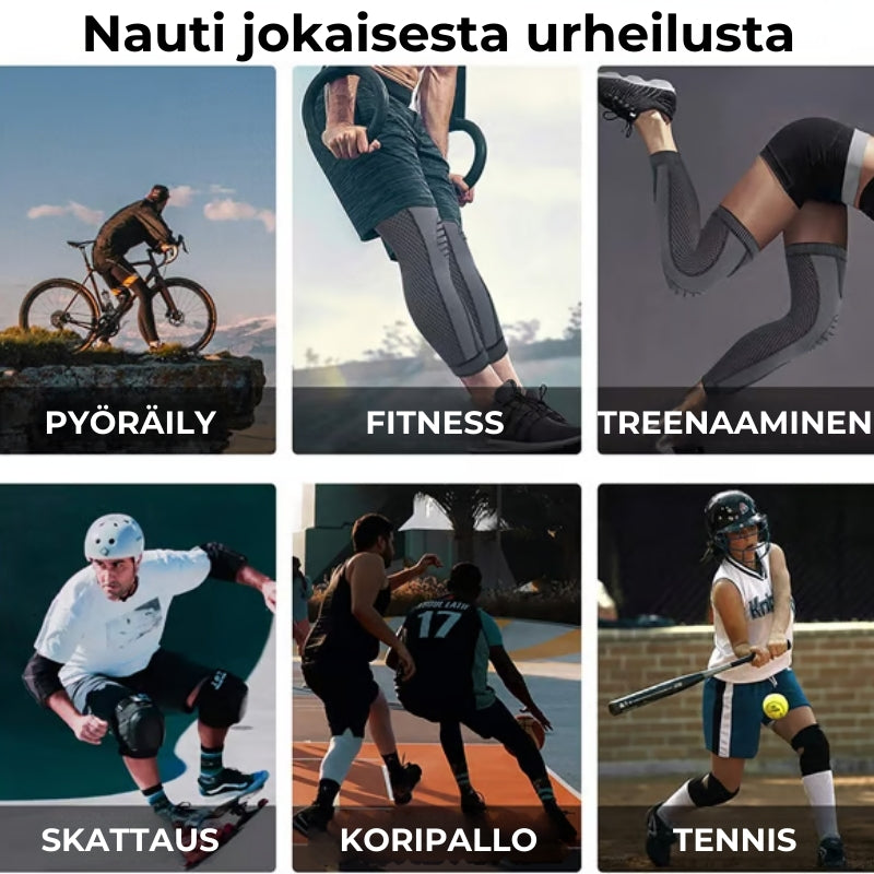 Pitkä kompressiopolvisukka