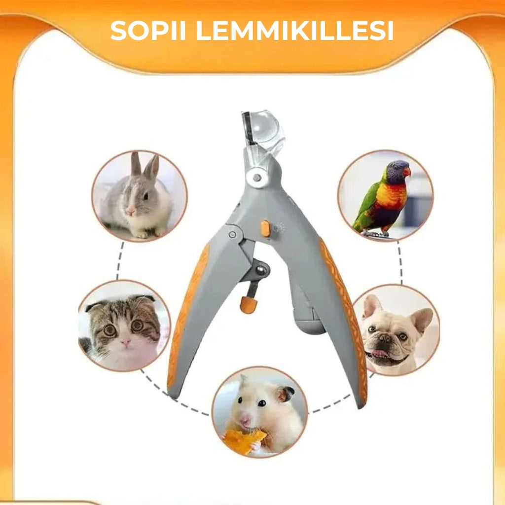 LED-kynsileikkuri lemmikkieläimille