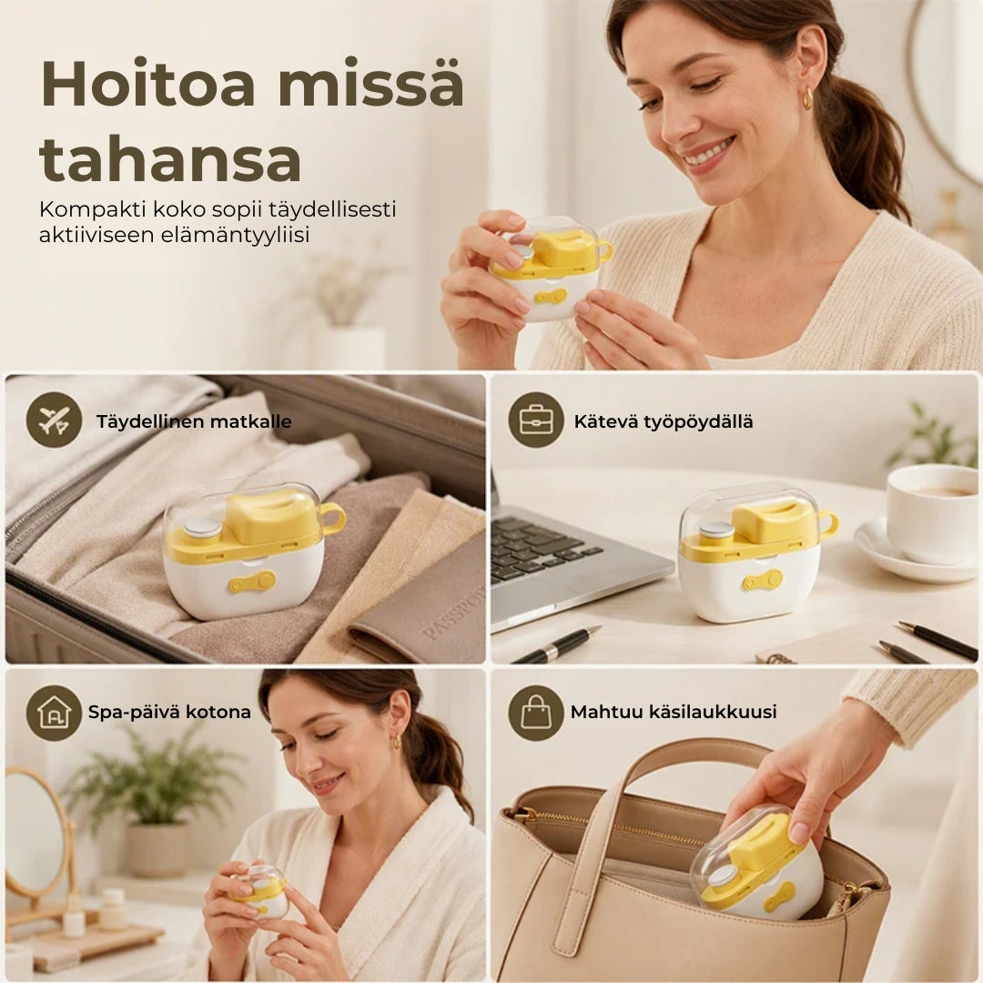 Sähköinen 2-in-1-kynsileikkuri ja kynsiviila