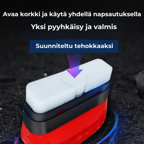 Vettähylkivä lasinpesuneste + harja