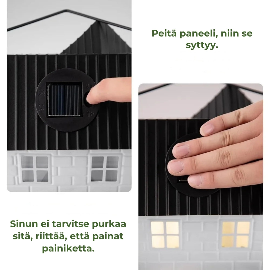 đïž AurinkokĂ€yttöinen linnunpönttö â automaattinen valaistus