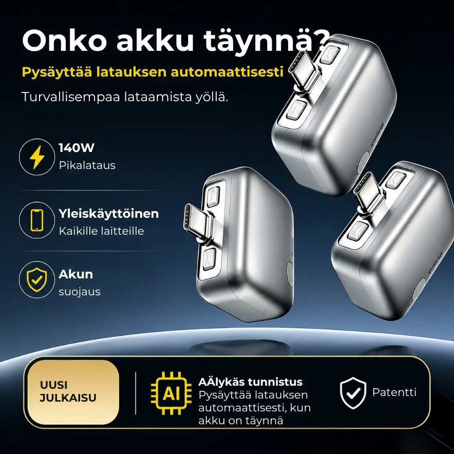 Älykäs lataussuoja automaattisella virrankatkaisulla