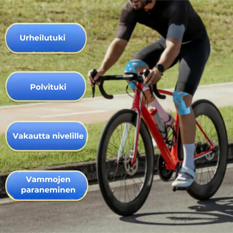 10/15/20 kpl esileikattuja kinesiologiateippejä polville