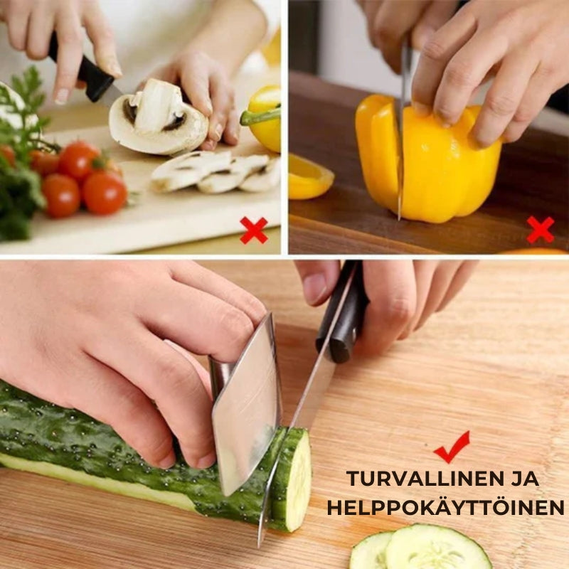 Sormisuoja ruostumattomasta teräksestä