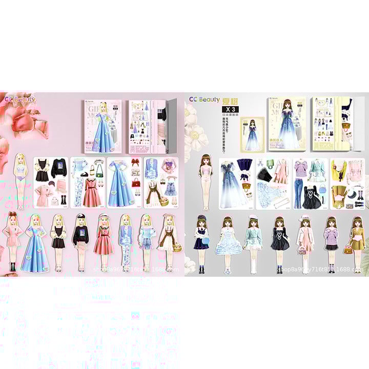 Magneettinen prinsessapukukirja