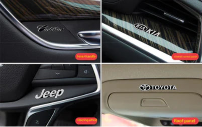 3D auton luova koristelu Tarrat (4kpl)