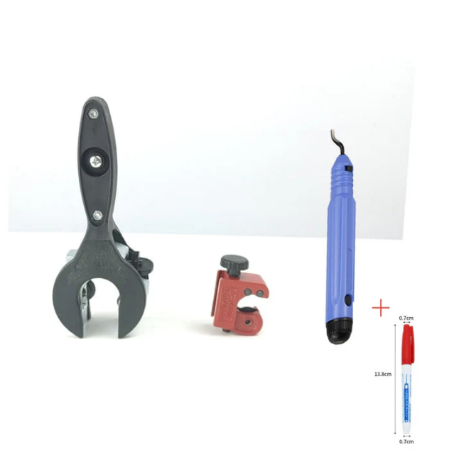 3-osainen ratasmekanismilla varustettu putkileikkuri