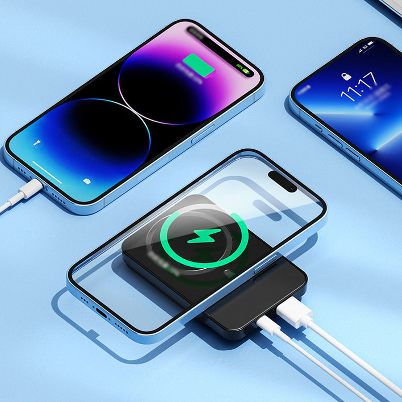 Erittäin ohut 20 000 mAh virtapankki – 22,5 W pikalataus ja langaton lataus