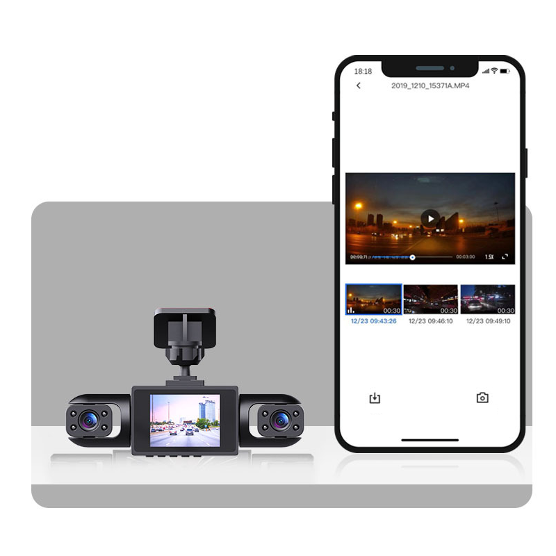 360° autokamera – 4 linssiä, yönäkö ja silmukkakuvaus 📹
