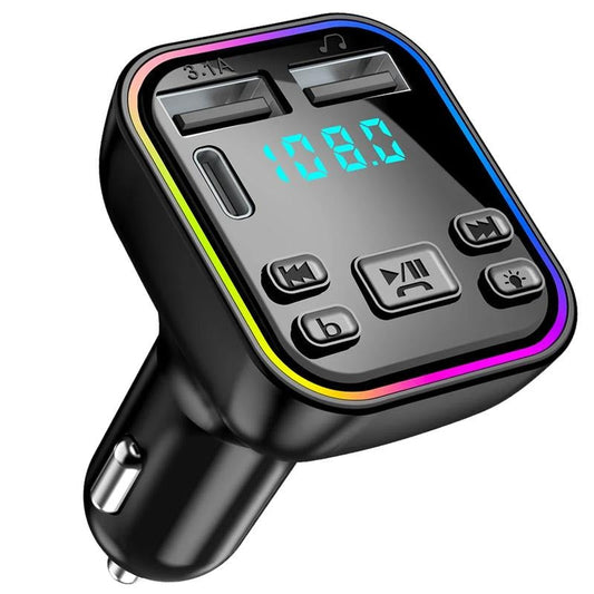 Bluetooth FM -lähetin autoon – pikalaturi ja handsfree
