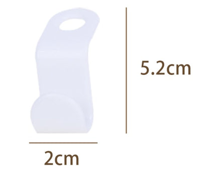 Tilaa säästävät henkarikoukut (10 kpl setti)