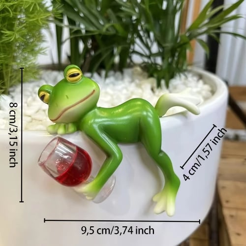 🐸 Sammakko kukkaruukku riipus koriste🍷
