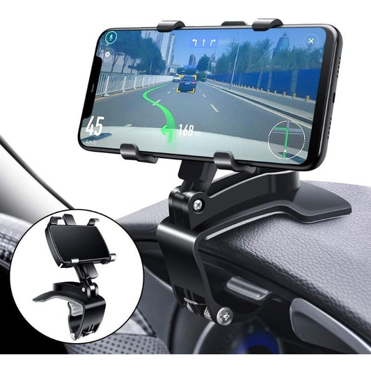 Taitettava 360° puhelinteline autoon
