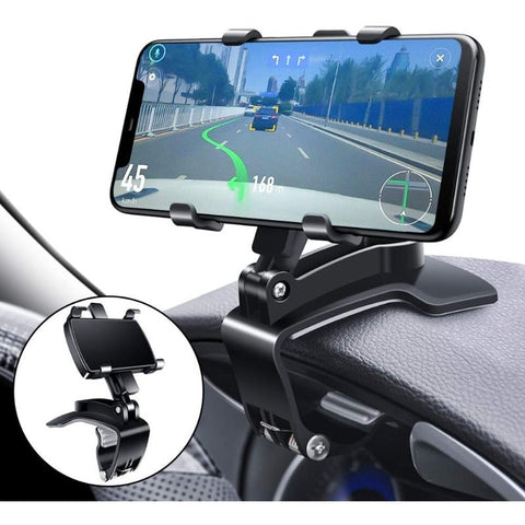 Taitettava 360° puhelinteline autoon