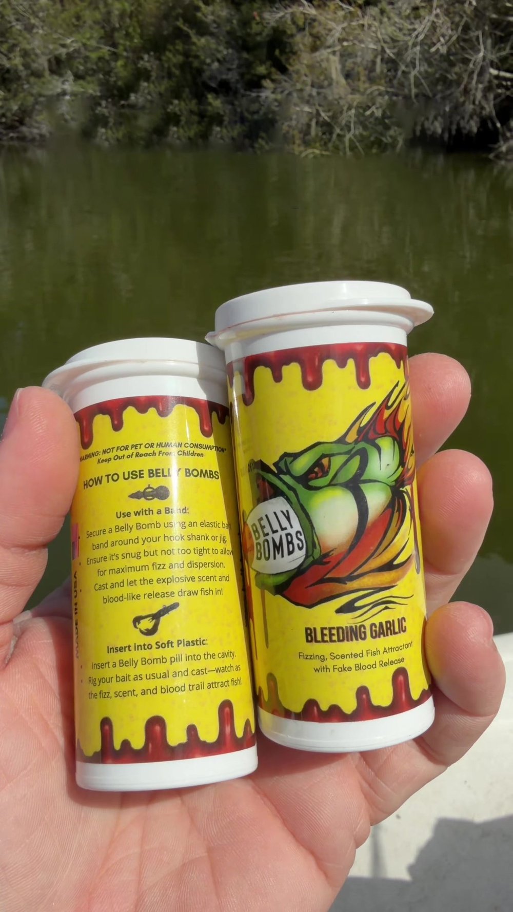 Belly Bombs – verisyötti ja houkutusaine kalastukseen