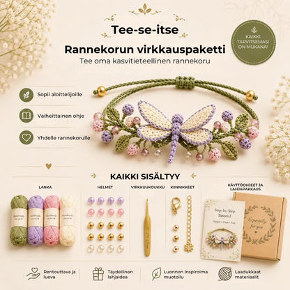 DIY-rannekorujen virkkaussetti