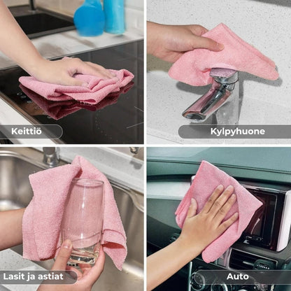 ♻️ Uudelleenkäytettävät mikrokuituliinat rullassa (20 kpl)