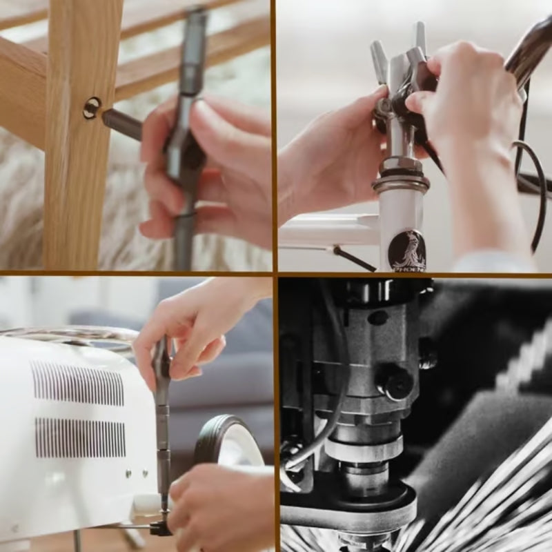 24-osainen kompakti ruuvimeisselisarja