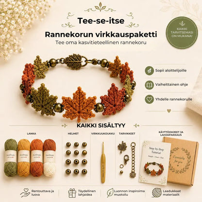 DIY-rannekorujen virkkaussetti