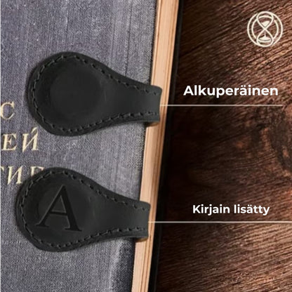 Magneettiset kirjanmerkit nahasta