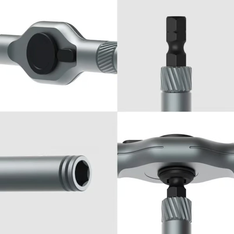 24-osainen kompakti ruuvimeisselisarja