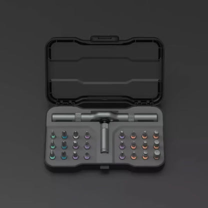 24-osainen kompakti ruuvimeisselisarja