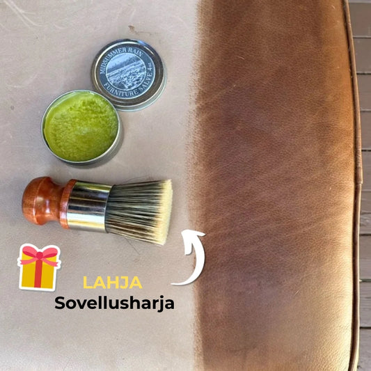 Nahka- ja puupintojen korjausvoide – välitön vaikutus + ILMAINEN levitysharja