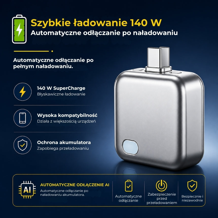 Älykäs lataussuoja automaattisella virrankatkaisulla
