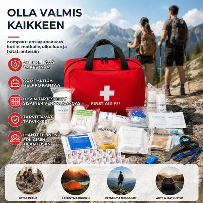 173-osainen ensiapulaukku