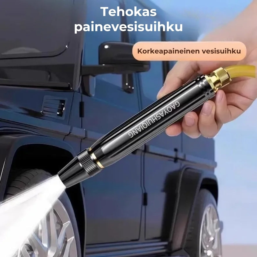 Painepesurilisäosa puutarhaletkuun