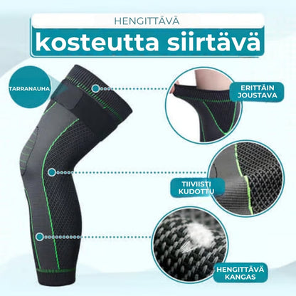 Pitkä kompressiopolvisukka