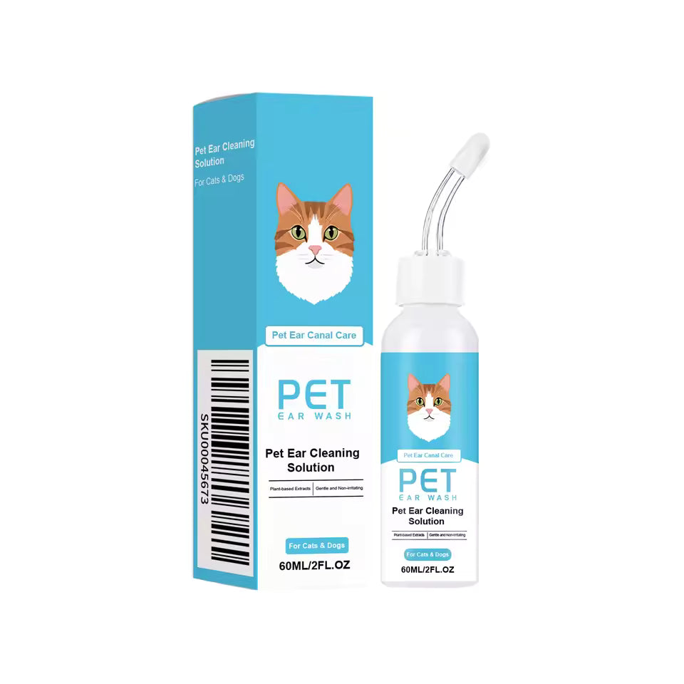 Korvanpuhdistustipat koirille ja kissoille – 60 ml