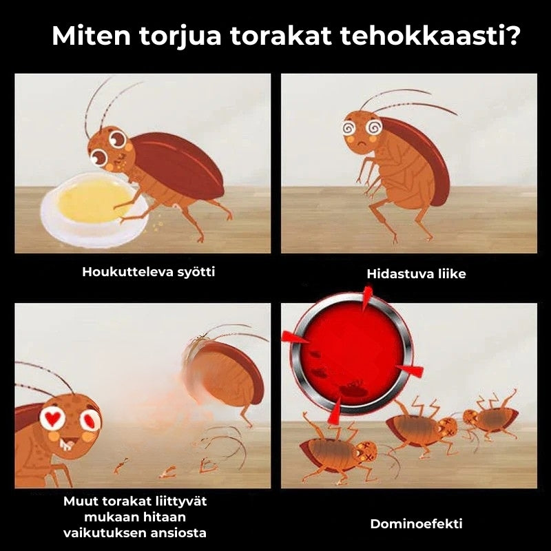 Torakoiden syöttiasemat (8kpl)