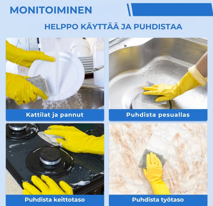 Uudelleenkäytettävät SilverMesh-hankausliinat (10 kpl)