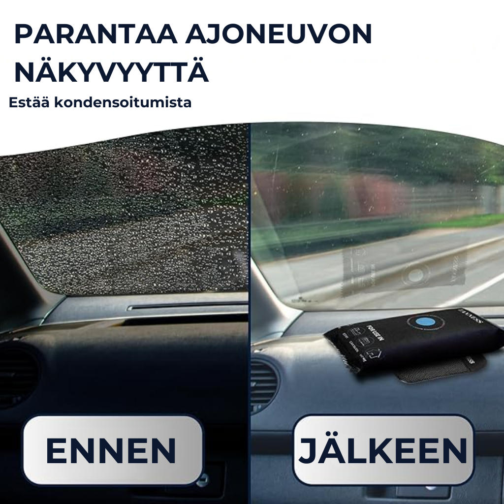 Kosteudenpoistotyynyt liukumattomalla alustalla | Estää kondendoitumista | Imee kosteutta | Uudelleenkäytettävä