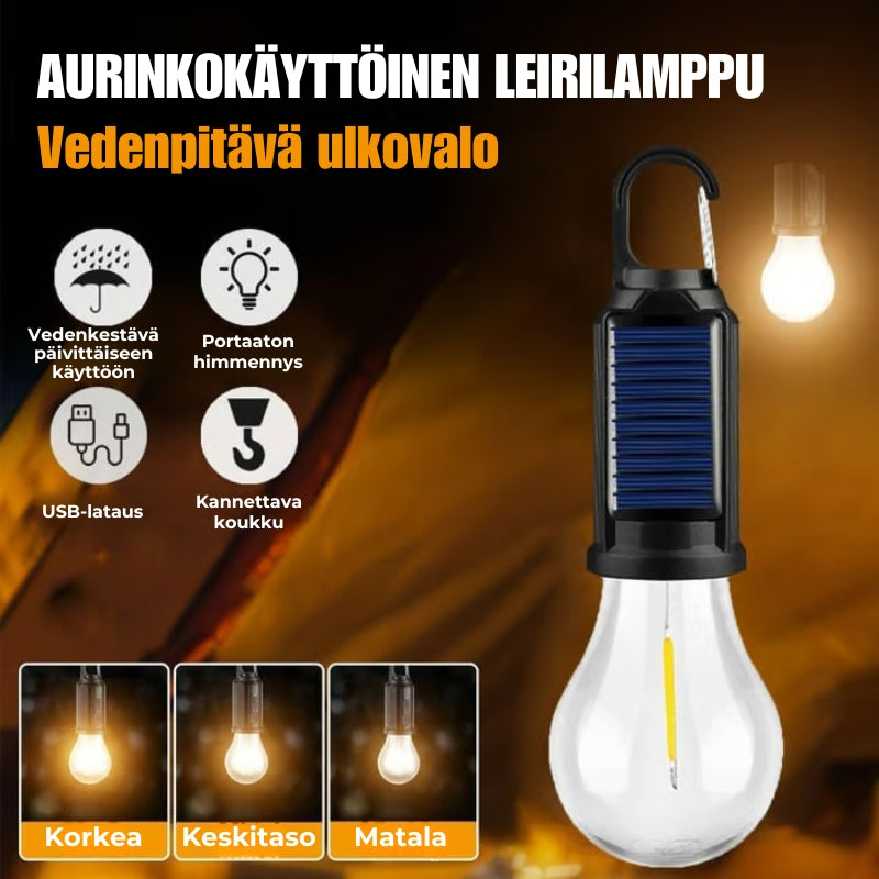 2025 Aurinkokäyttöinen ulkovalaisin koukulla